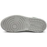 Nike Air Jordan 1 Mid PS Leather Unisex Sneaker Hakiki Deri Günlük Spor Ayakkabı Beyaz Yeşil