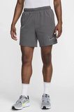 Nike Challenger Grid Mens Running Shorts Slip Astarlı Erkek Koşu Antreman Şortu Gri