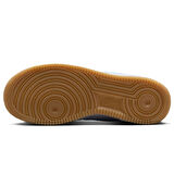 Nike Air Force 1 AF1 GS Leather Unisex Sneaker Swoosh Hakiki Deri Günlük Spor Ayakkabı Beyaz Mavi