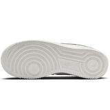 Nike Air Force 1 AF1 GS Leather Unisex Sneaker Swoosh Hakiki Deri Günlük Spor Ayakkabı Krem Gri