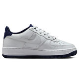 Nike Air Force 1 AF1 Leather Kids Sneaker Hakiki Deri Günlük Çocuk Spor Ayakkabı Gri