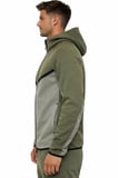 Nike Tech Fleece Full Zip Windrunner Hoodie Kapüşonlu Unisex Sweatshirt Haki Yeşil