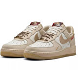 Nike Air Force 1'07 LX 'Design Details Imitating a Coiled Snake'  Leather Unisex Sneaker Hakiki Deri Günlük Spor Ayakkabı Krem