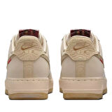 Nike Air Force 1'07 LX 'Design Details Imitating a Coiled Snake'  Leather Unisex Sneaker Hakiki Deri Günlük Spor Ayakkabı Krem