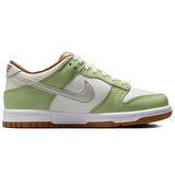 Nike Dunk Low ''Desing Imitating The Curvy Shape Of a Snake''Leather Unisex Sneaker Hakiki Deri Günlük Spor Ayakkabı Yeşil