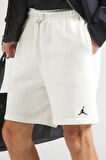 Nike Jordan Brooklyn Fleece Men's Shorts Erkek Pamuklu Şort Beyaz