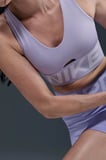 Nike Pro Indy Plunge-Support Bra Kadın Spor Bra Lila