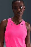 Nike Dri Fit AeroSwift Running ADV Singlet Tank Top Pink Lazer Kesim Koşu Atleti Pembe