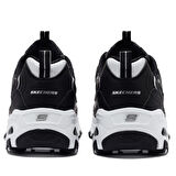 Skechers D'Lites Wildcats Memory Foam Womens Sneaker Black Hafızalı Taban Kadın Günlük Spor Ayakkabı Siyah