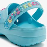 Skechers Heart Charmer - Girly Land Kids Lights Slipper Bantlı Işıklı Çocuk Terlik Mavi