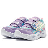 Skechers Twisty Glow Kids Sneaker Işıklı Cırtlı Çocuk Ayakkabısı Mor
