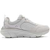 Skechers D'lux Walker 2.0-Gradient Glam Memory Foam Leather Womens Walking Shoes Hakiki Deri Hafızalı Taban Kadın Yürüyüş Ayakkabısı Beyaz
