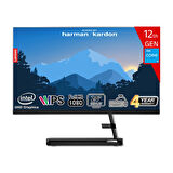 Lenovo IdeaCentre AIO 3 24IAP7 Intel Core i5-12450H 8GB 1TB SSD Intel UHD Graphics 23.8 FHD IPS FreeDos F0GH01GCTR Klavye+Mouse Siyah All in One Bilgisayar