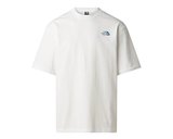 The North Face M LIQUID BOX NSE OVERSIZE SHORT SLEEVE T Erkek Outdoor Tişörtü NF0A8G9WFN41 Beyaz