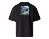 The North Face M Liquid Box Nse Oversize Erkek Outdoor Tişörtü NF0A8G9WJK31 Siyah