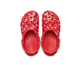 Crocs  Classic Vday Clog T Çocuk Terliği 209755-6ZR Kırmızı