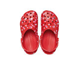 Crocs  Classic Vday Clog T Çocuk Terliği 209755-6ZR Kırmızı