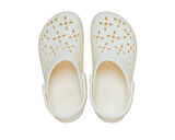 Crocs Classic Floral Cut Out Clog K Çocuk Terliği 210943-0WV Krem