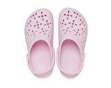 Crocs Classic Floral Cut Out Clog K Çocuk Terliği 210943-6ZW Pembe