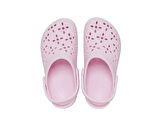 Crocs Classic Floral Cut Out Clog T Çocuk Terliği 210944-6ZW Pembe