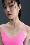Nike Indy Light-Support Padded Adjustable Sports Bra Kadın Spor Bra Pembe