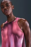 Nike Dri Fit Aeroswift Faith Kipyegon ADV Crop Tank Kadın Crop Koşu Atleti Mor