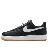 Nike Air Force 1 07 LV8 AF1 Leather Unisex Sneaker Hakiki Deri Günlük Spor Ayakkabı Siyah