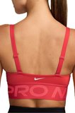 Nike Pro Indy Plunge-Support Bra Kadın Spor Bra Kırmızı