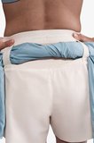 Nike Dri-Fit Brief-Lined Trail Running Short Fermuar Cepli Reflektörlü Slip Astarlı Kadın Koşu Şortu Krem