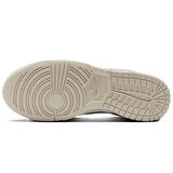 Nike Dunk Low Leather Unisex Sneaker Hakiki Deri Krem Pembe Spor Ayakkabı