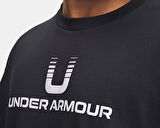 Under Armour Ua Hwt U Logo Ss Erkek Günlük Tişört 6005150-001 Siyah