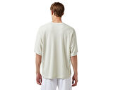 Under Armour Ua Rival Waffle Crew Erkek Günlük Tişört 1383106-110 Beyaz