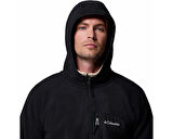 Columbia Fast Trek Overlay Hooded Full Zip Erkek Outdoor Polar Ceket 2135701010 Siyah