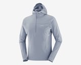 Salomon SENSE AERO HYBRID Erkek Outdoor Çeyrek Fermuarlı Polar Üst LC2744500 Gri