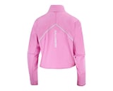 Salomon SENSE AERO HYBRID Kadın Outdoor Çeyrek Fermuarlı Polar Üst LC2641400 Pembe