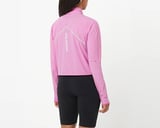Salomon SENSE AERO HYBRID Kadın Outdoor Çeyrek Fermuarlı Polar Üst LC2641400 Pembe