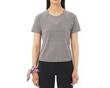 Salomon SHAKEout AIR CROPPED Kadın Koşu Tişörtü LC2774400 Gri