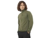 Salomon ESSENTIAL LIGHTWARM Erkek Outdoor Polar Ceket LC2444500 Yeşil