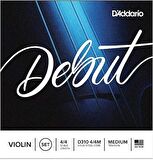 D'Addario D310 4/4 Keman Teli - Tam Takım Violin String - Medium