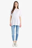 DeFacto Skinny Fit Yüksek Bel Düz Paça Uzun Hamile Pantolon Z6878AZ24SPNM39