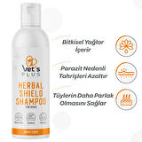Vet's Plus Herbal Shield Cilt ve Tüy Bakımı için Köpek Şampuanı 250ml