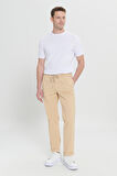 Comfort Fit Rahat Kesim Yan Cepli Pantolon