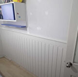 Iskandınav Model( 54 X 104 Cm )Dekoratif Duvar Paneli  Boyanabilir Ahşap 6 Mm Ham Mdf Duvar Paneli