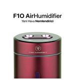 Summer H2o Humidifier 380 ml F10 Hava Nemlendiricisi Buhar Makinesi Ve Aroma Difüzörü - Kırmızı