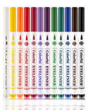 12 Renk Pen Eyeliner Seti
