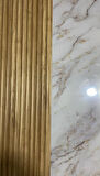 16x145cm 1 Adet ATC GOLD Prefabrik Ofis Konut Dekoratif Pvc Kaplama Lambiri Duvar Paneli