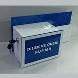 mavi-beyaz dilek öneri kutusu