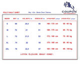 Polo Yaka Tshirt - Beyaz/Kırmızı