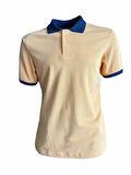 Polo Yaka Tshirt - Sarı/Lacivert