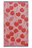 Özdilek Saint Tropez Cherry Pink Kadife Plaj Havlusu 101x178 cm